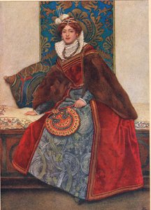 Portia, ilustracja z „Kupca weneckiego”, ok. 1910